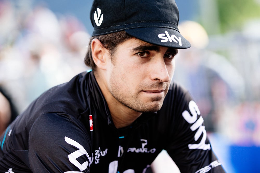 Mikel Landa leads the mountains classification at the Giro. Photo: Iri Greco / BrakeThrough Media | brakethroughmedia.com