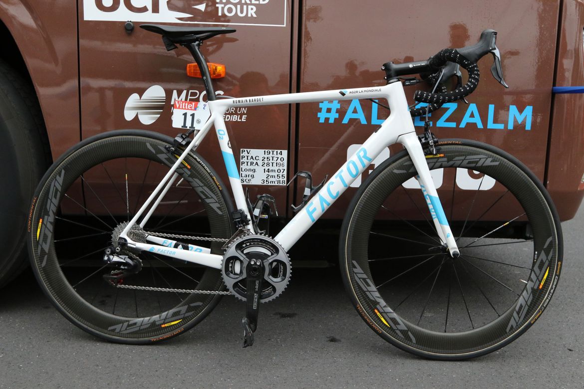 Romain Bardet flies under the radar of the GC favorites, but he's undeniably a contender. He'll make his case on this Factor 02. Photo: Dan Cavallari | VeloNews.com 