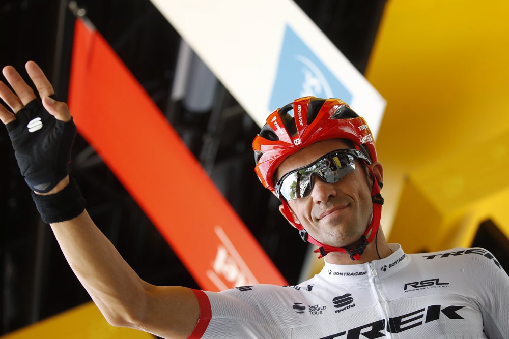 Alberto Contador will finish his career at the Vuelta a Espana while wearing the No. 1 bib. Photo: Tim De Waele | <a href="http://www.tdwsport.com" target="_blank">TDWsport.com</a>