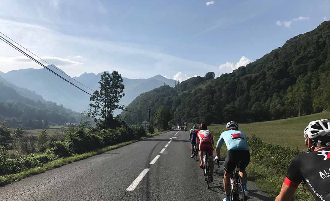 The Tourmalet looms large above the valley below. Photo: Spencer Powlison | VeloNews.com
