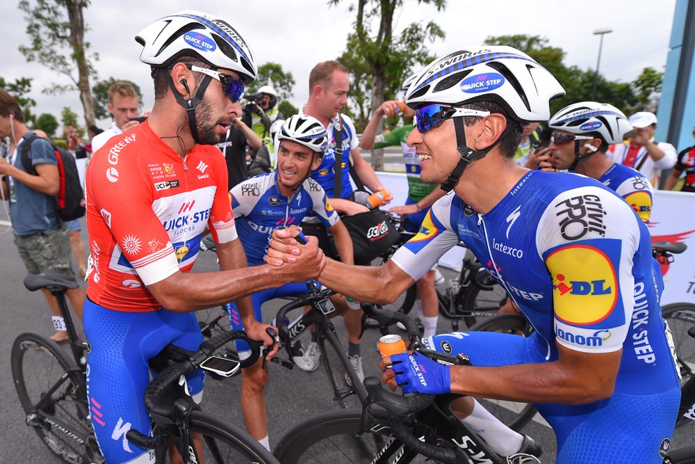 Fernando Gaviria, in red, will get the full support of his team in sprints next year. Photo: Tim De Waele | <a href="http://www.tdwsport.com" target="_blank">TDWsport.com</a> 