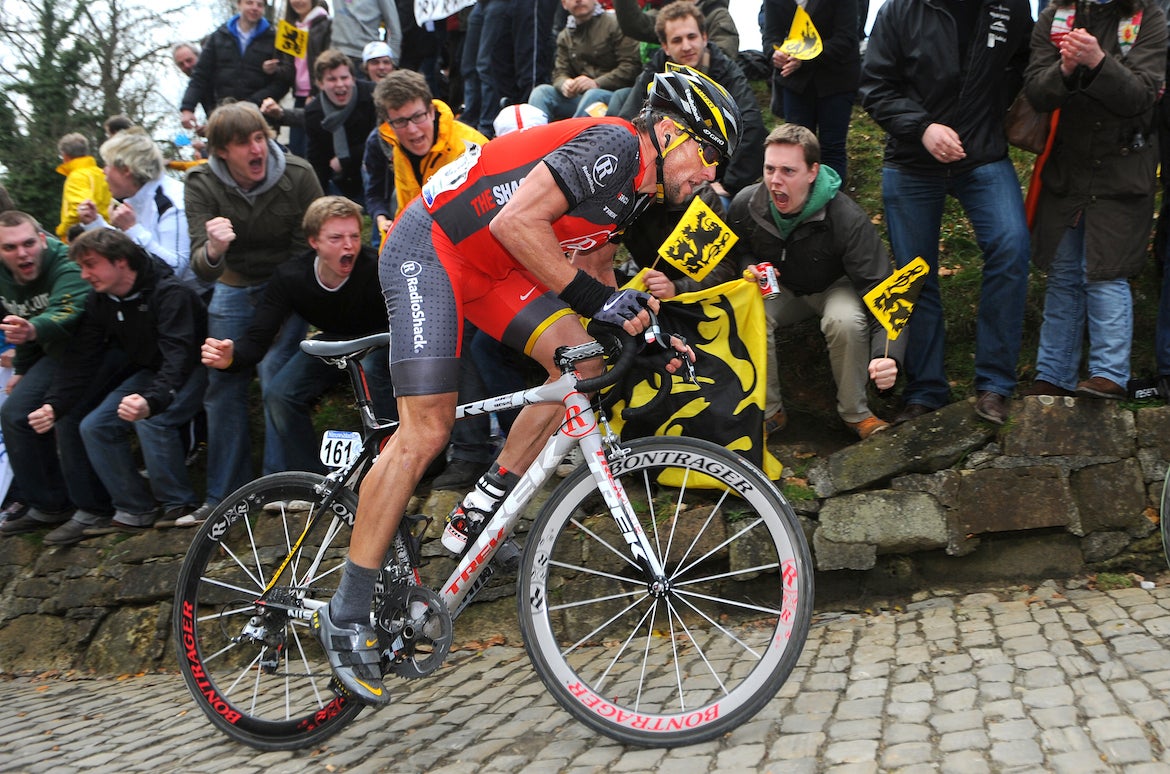 Lance Armstrong raced the Tour of Flanders in 2010. Photo: Tim De Waele | <a href="http://www.tdwsport.com" target="_blank">TDWsport.com</a> (File).