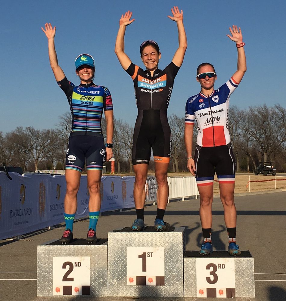 Crystal Anthony (Maxxis-Shimano) was victorious on day one of the Ruts N' Guts in Broken Arrow, Oklahoma. Photo: Peloton Sports