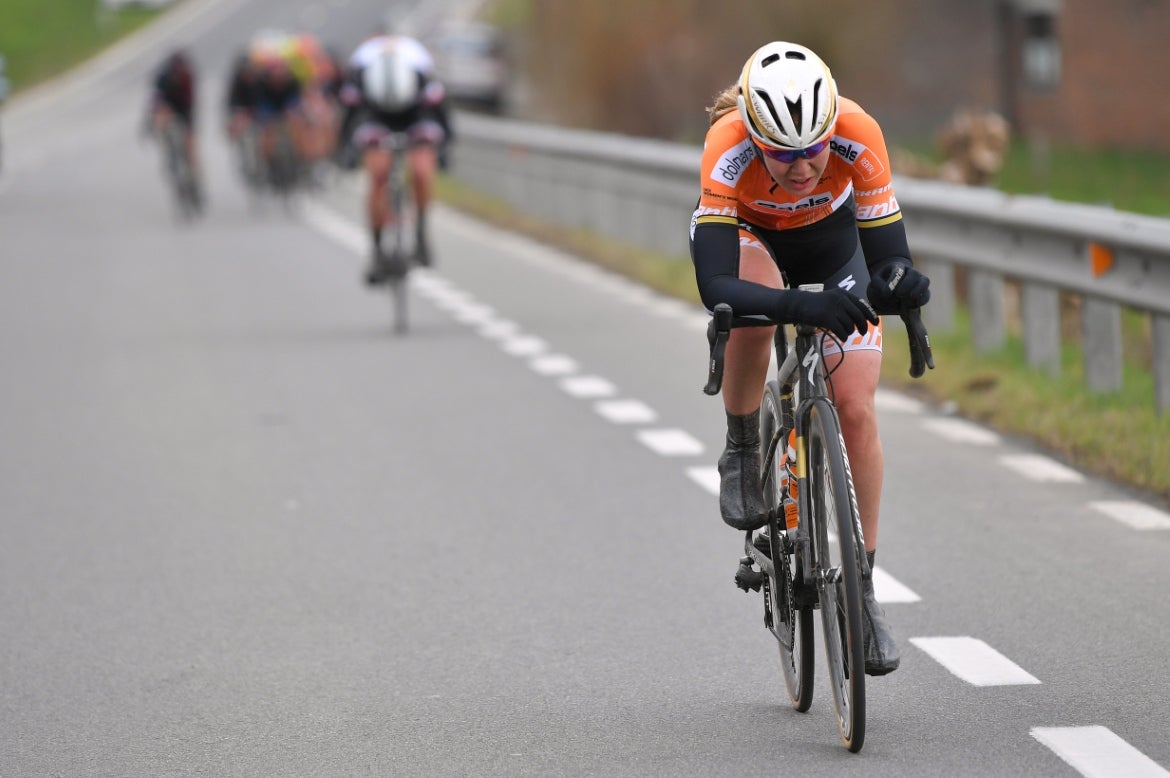 Van der Breggen winning Flanders in 2018. Photo: Tim De Waele/Getty Images