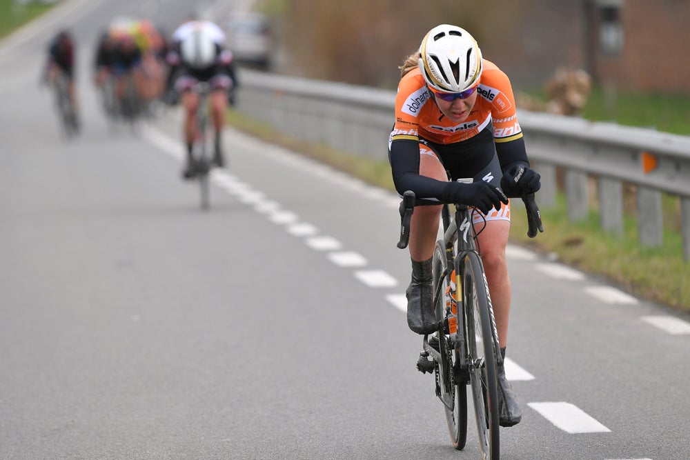 Anna van der Breggen rode 40km alone to win the women's Tour of Flanders. Photo: ©Tim De Waele | Getty Images