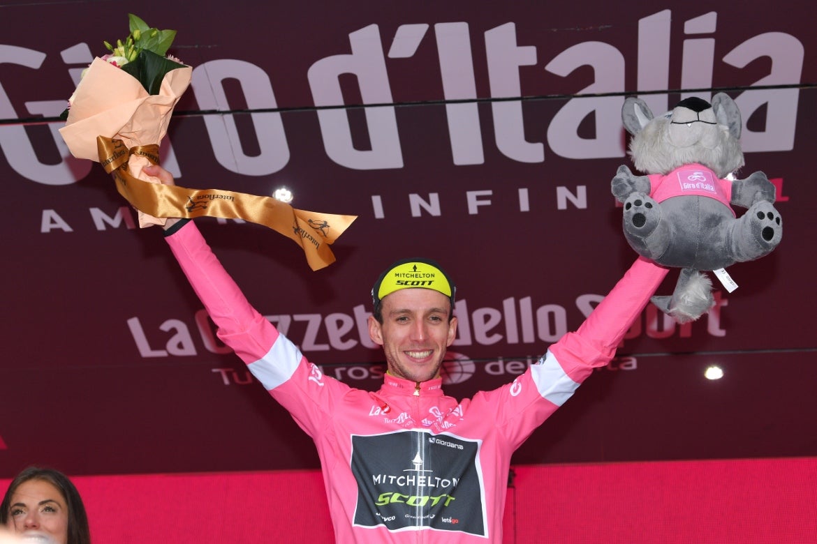 Simon Yates moved in the the overall lead at the Giro d'Italia. Photo: Tim de Waele/Getty Images