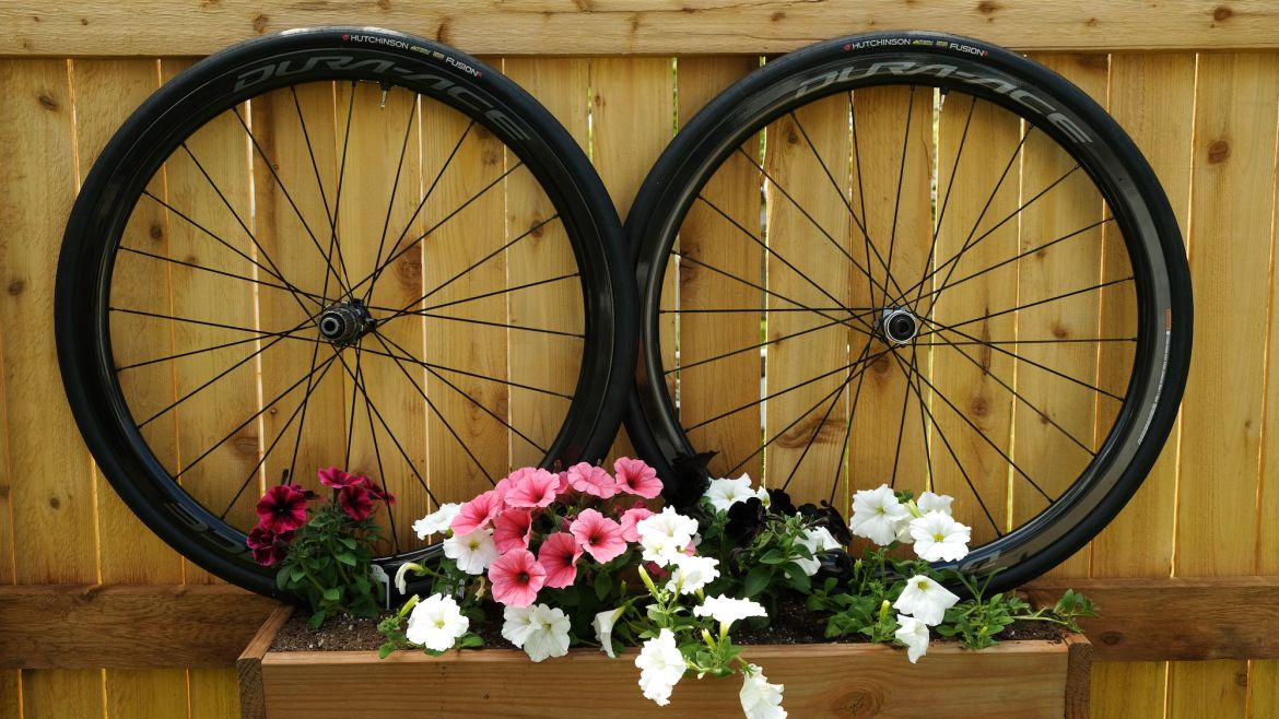 デュラエース C40 Shimano Dura Ace C40 tubular wheelset - WH-R9100-C40-TU