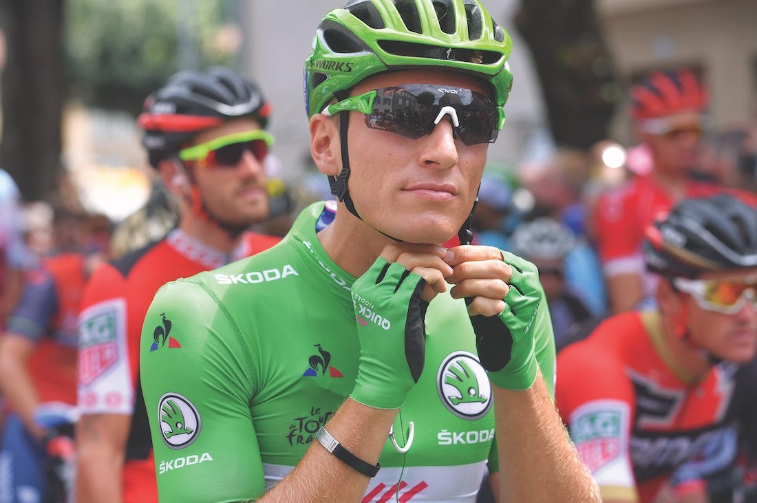 Marcel Kittel in green at the 2017 Tour de France. Photo: Tim de Waele/Getty Images