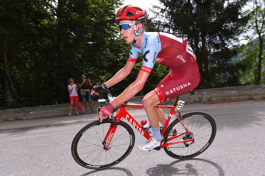 Ian Boswell racing the Critérium du Dauphiné. Photo: Tim de Waele/Getty Images