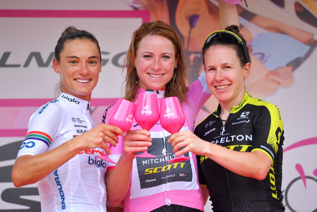 2019 Giro Rosa podium