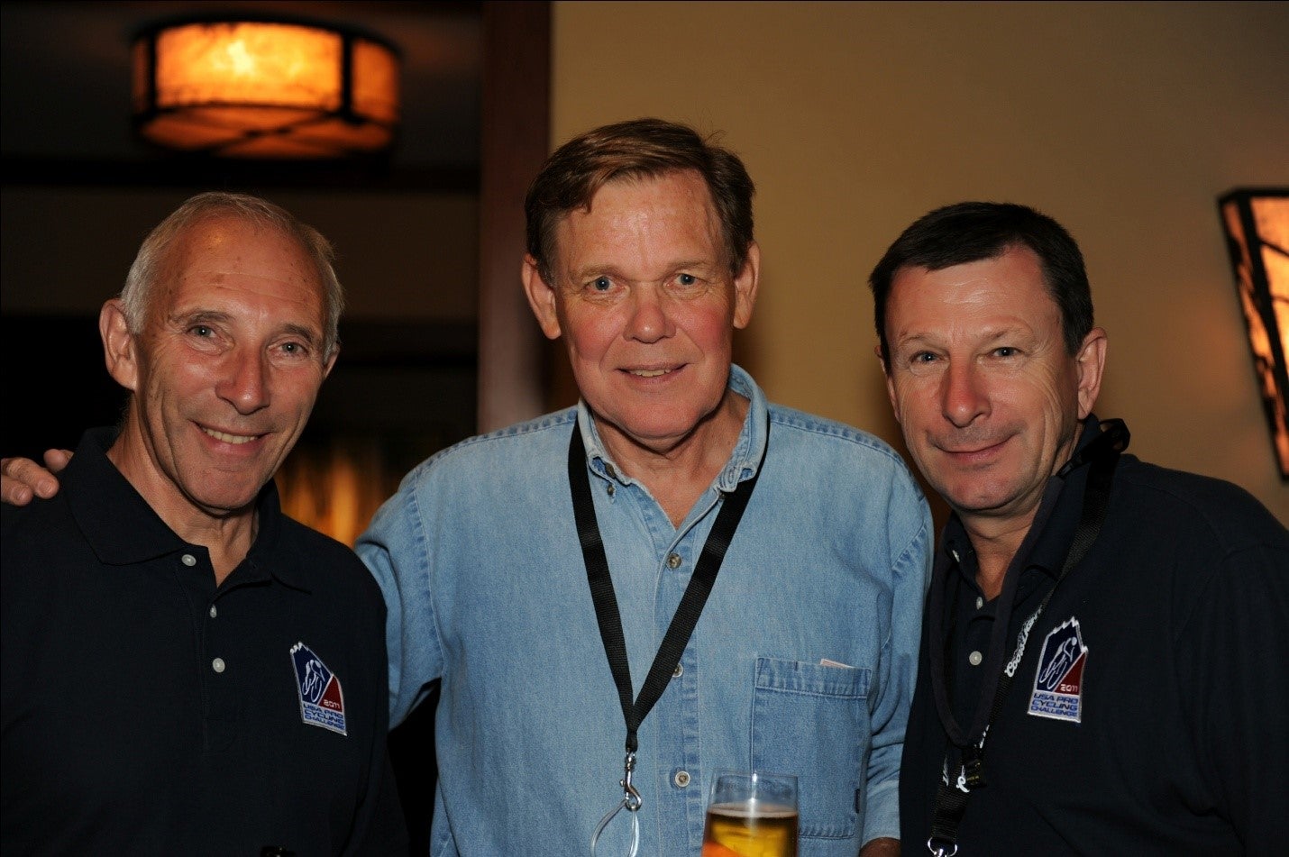 Chauner (center) believes track racing could help U.S. cycling overcome its current financial hurdles. Photo credit: courtesy David Chauner