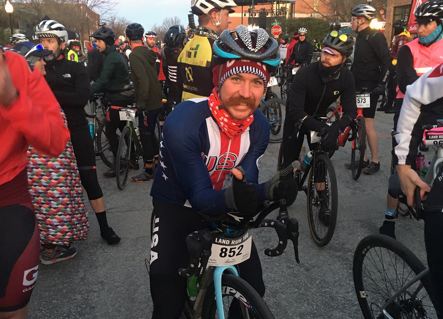 Ashton Lambie at Land Run 100