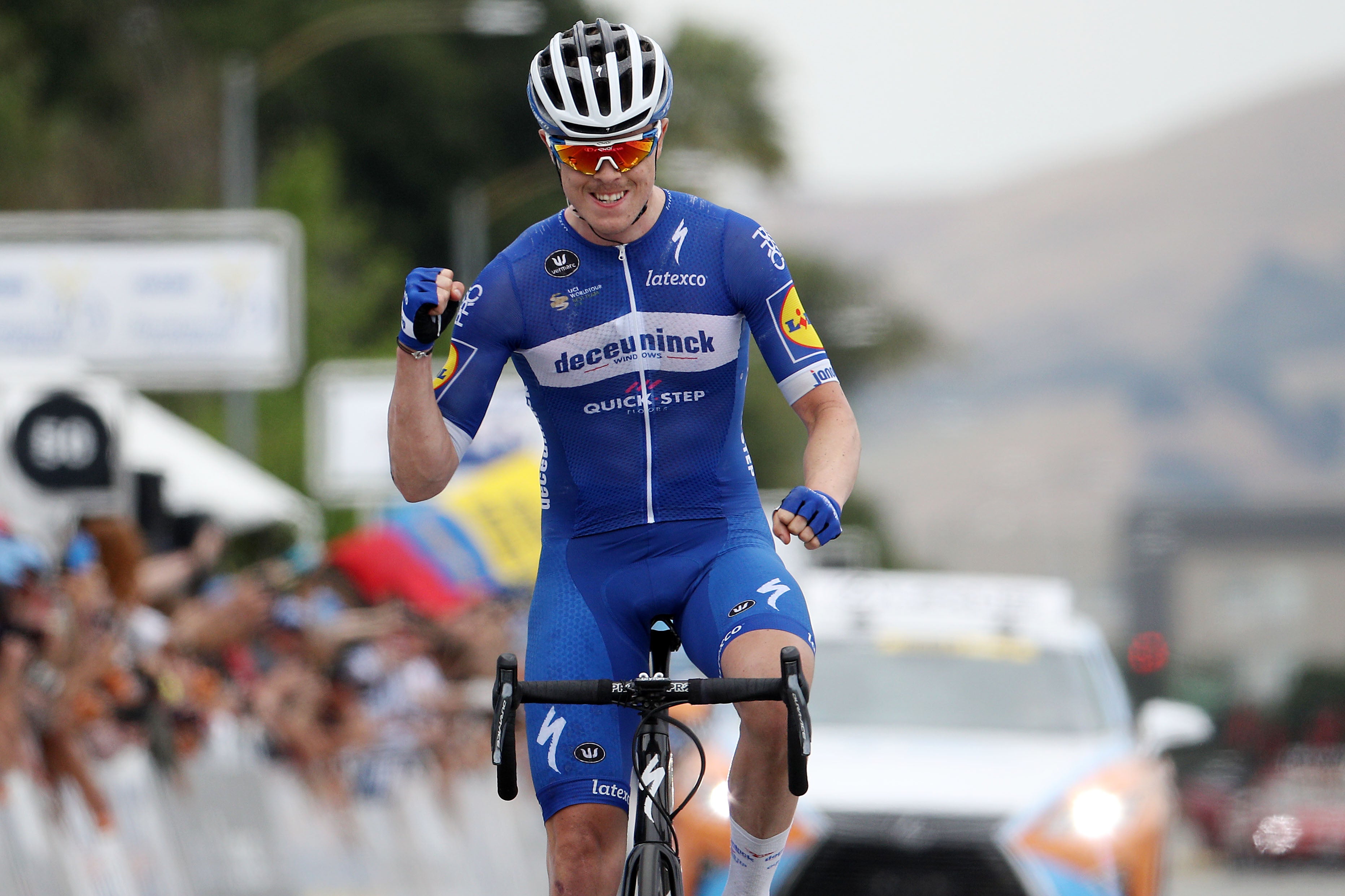 Remi Cavagna, shown here in 2019, is recovering from back injury.