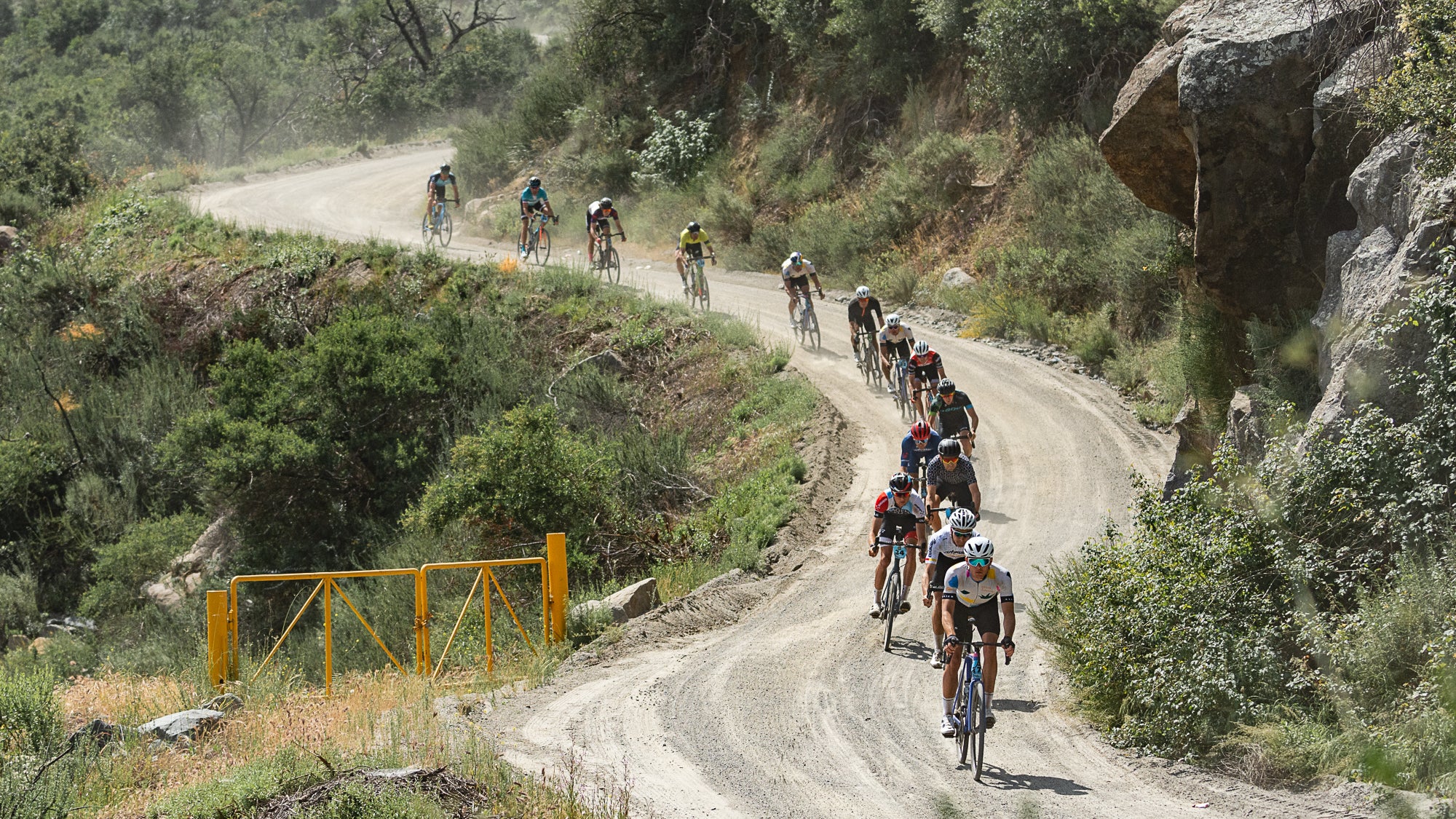 The select group at BWR descends from Sutherland Dam. Photo: Craig Huffman
