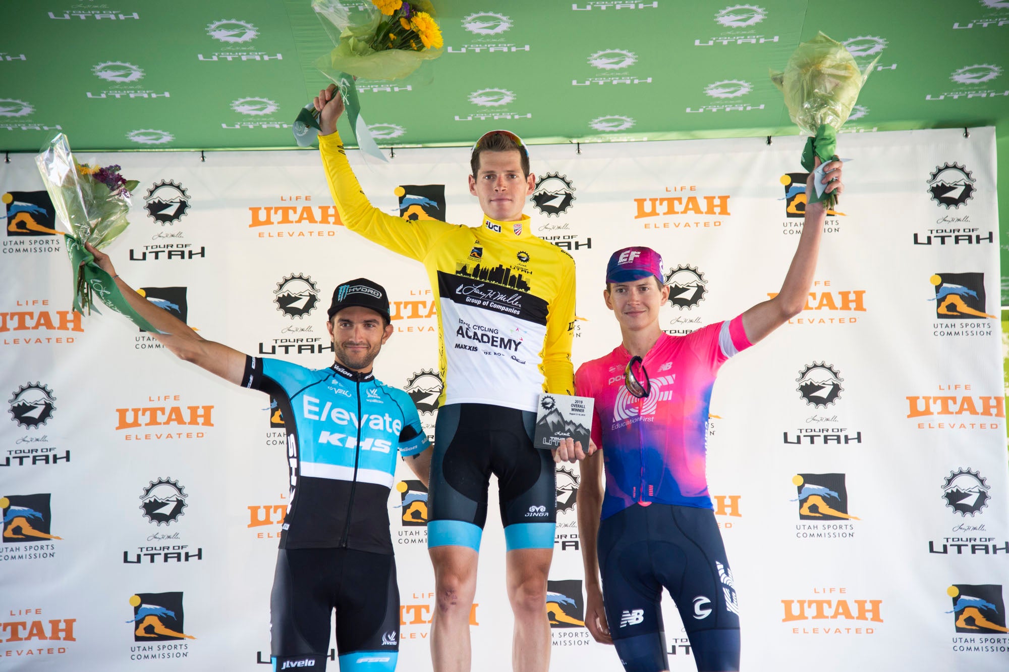 2019 Tour of Utah podium