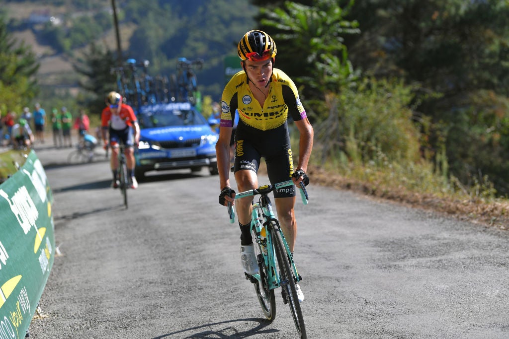 Sepp Kuss is one of a host of emerging talent from the U.S. Photo: Tim de Waele/Getty Images