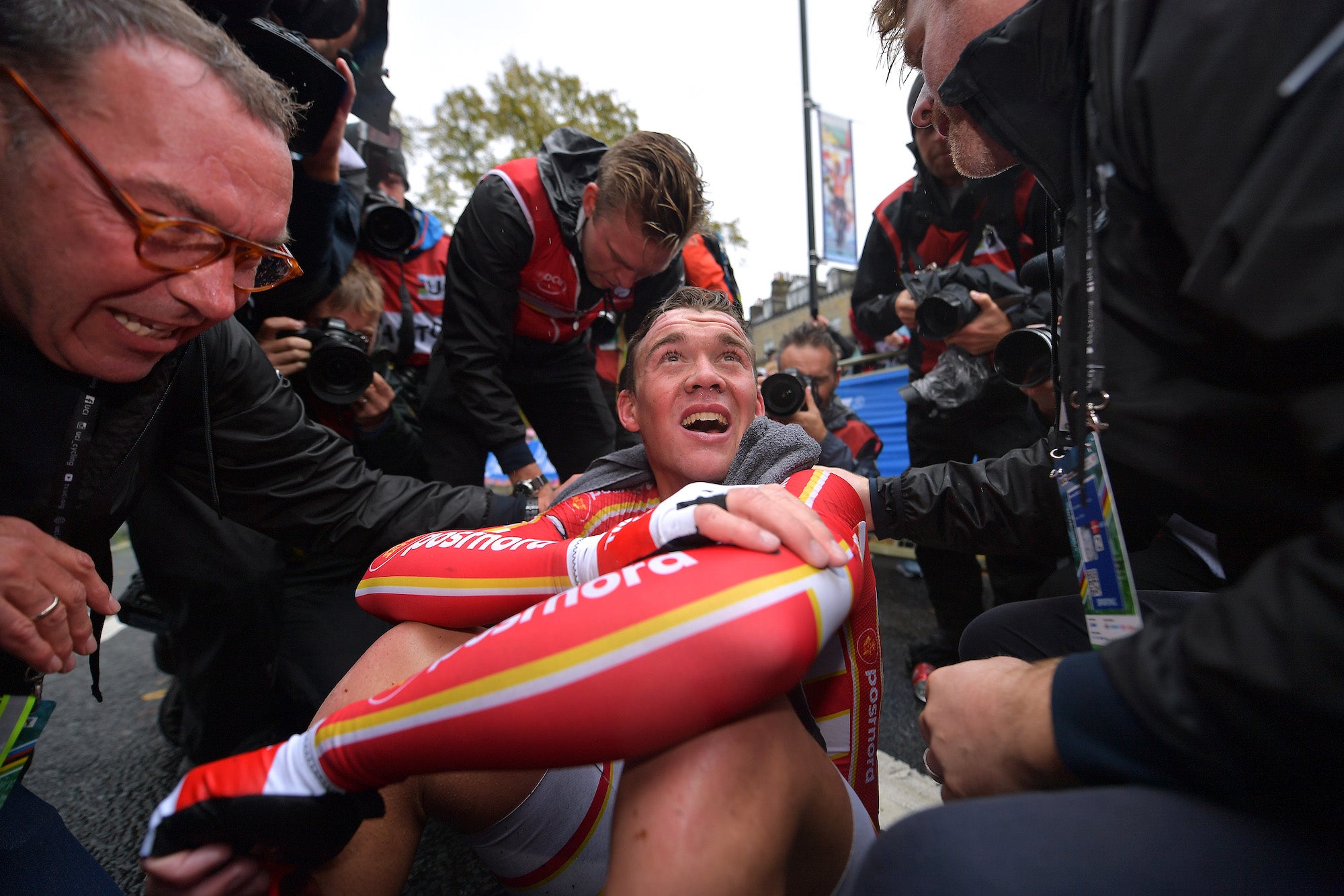 Pedersen's world championship victory (Photo by Justin Setterfield/Getty Images)
