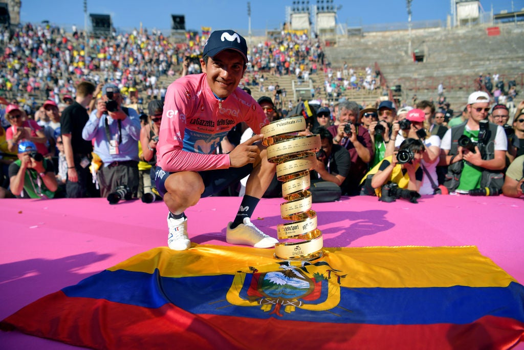 Richard Carapaz won the 2019 Giro d'Italia