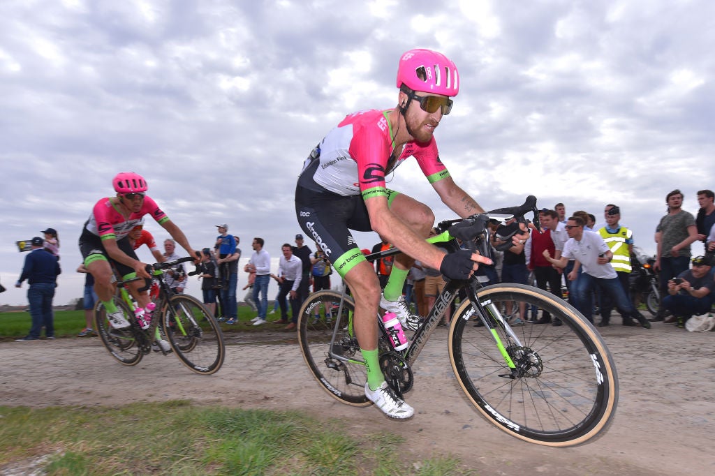 Phinney had a career ride at Roubaix in 2018. Photo: Tim de Waele/Getty Images