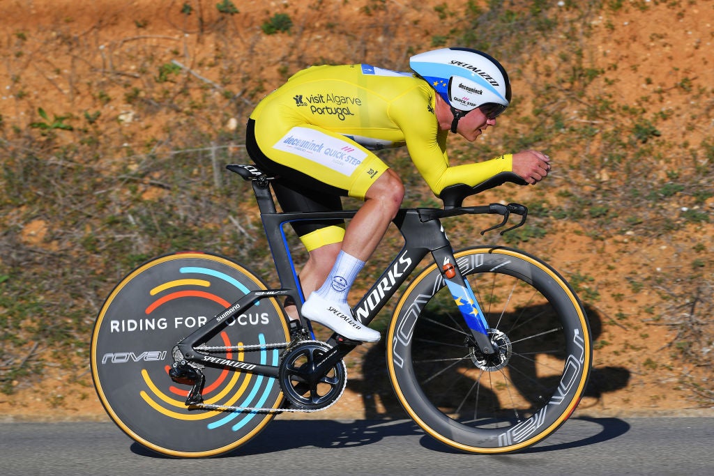 Evenepoel's power against the clock would have given him a strong chance of taking the Giro's opening stage in Budapest.