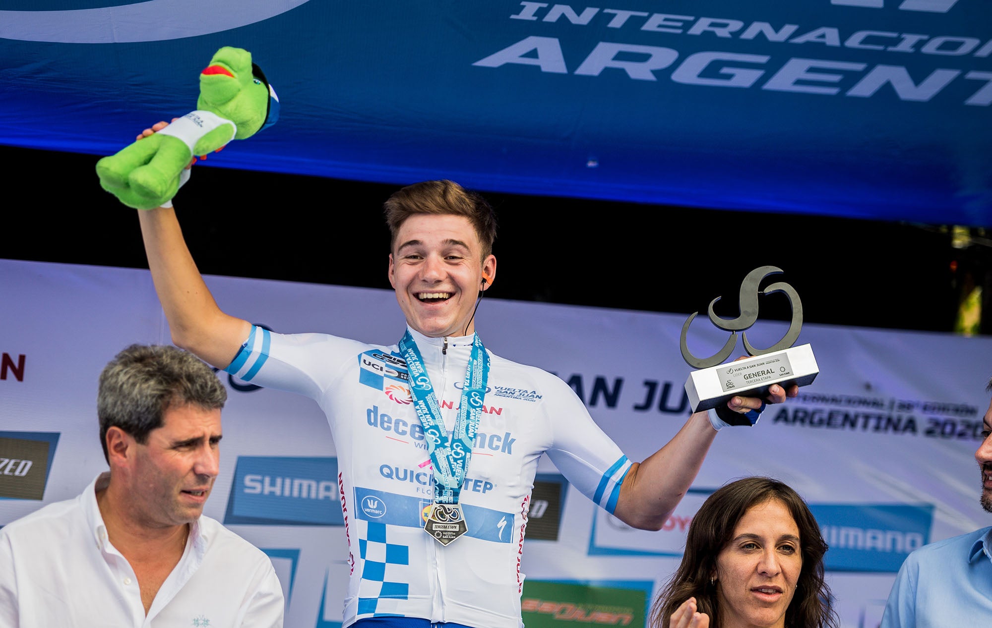 Remco Evenepoel at the 2020 Vuelta a San Juan.