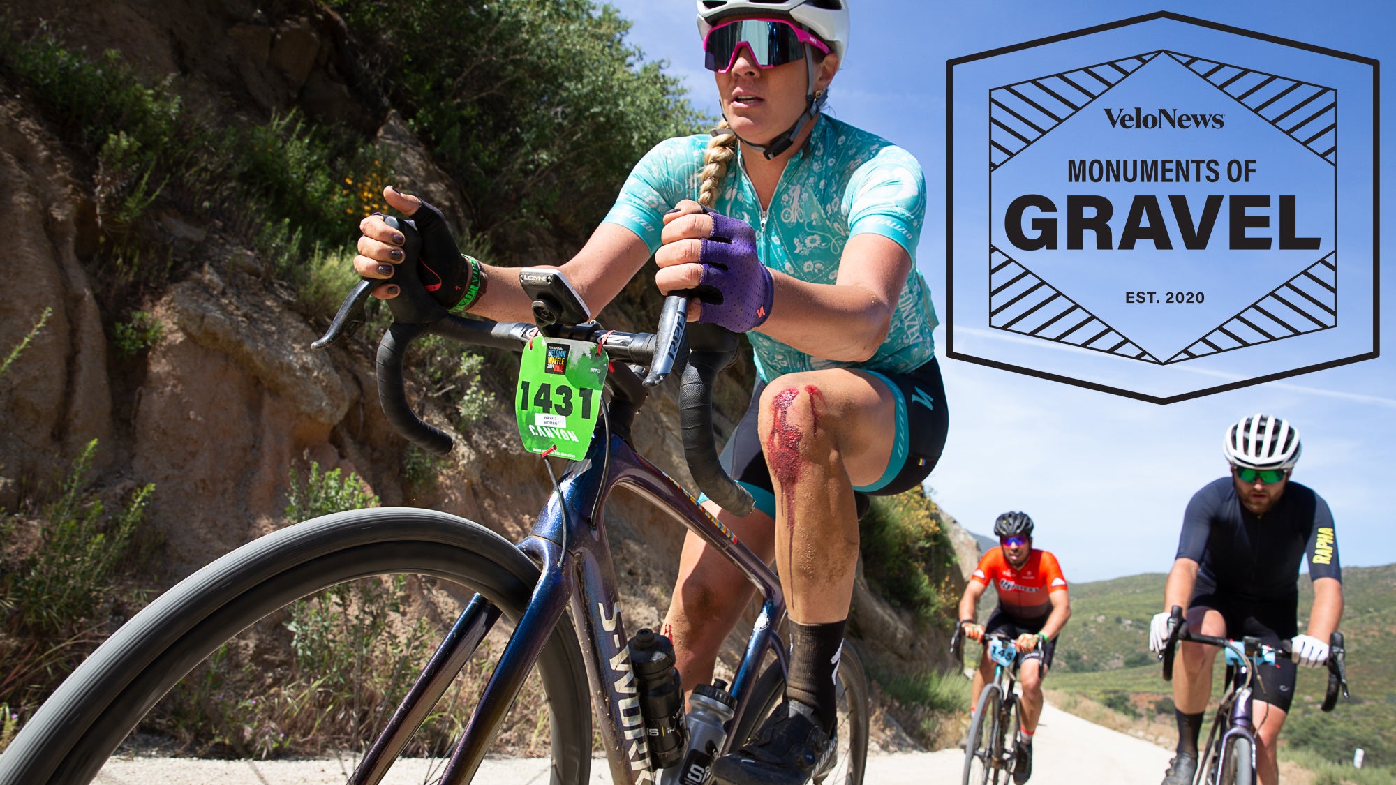 Alison Tetrick crashed twice in the opening chaos on the dirt, and perservered to finish the 133-mile route.