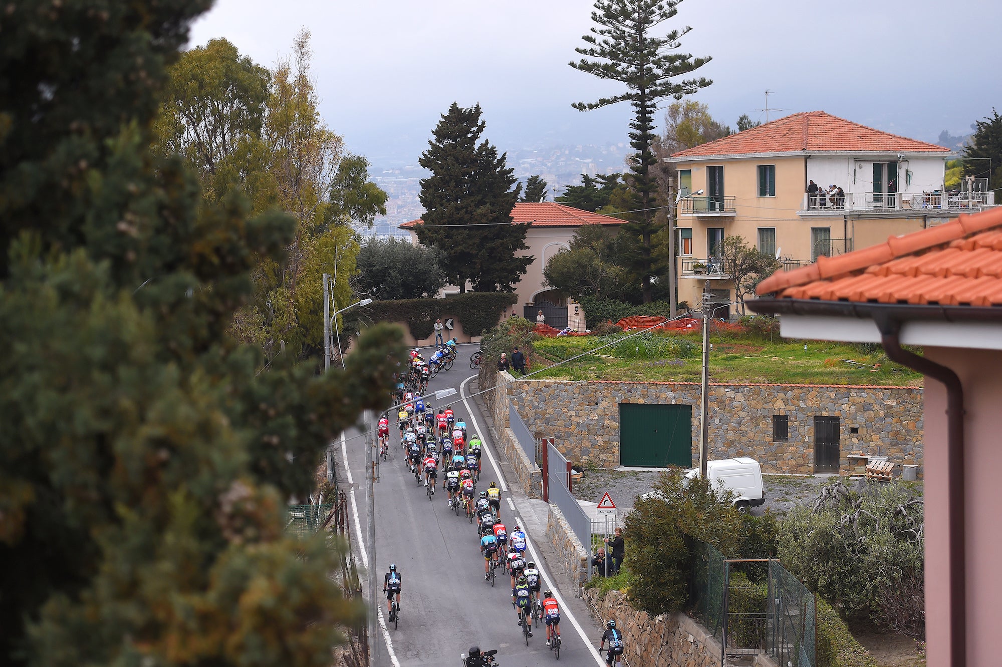 Cycling: 108th Milan-Sanremo 2017
Landscape / Peloton / Poggio di Sanremo/ 
Milano - Sanremo (291Km) / ©Tim De Waele