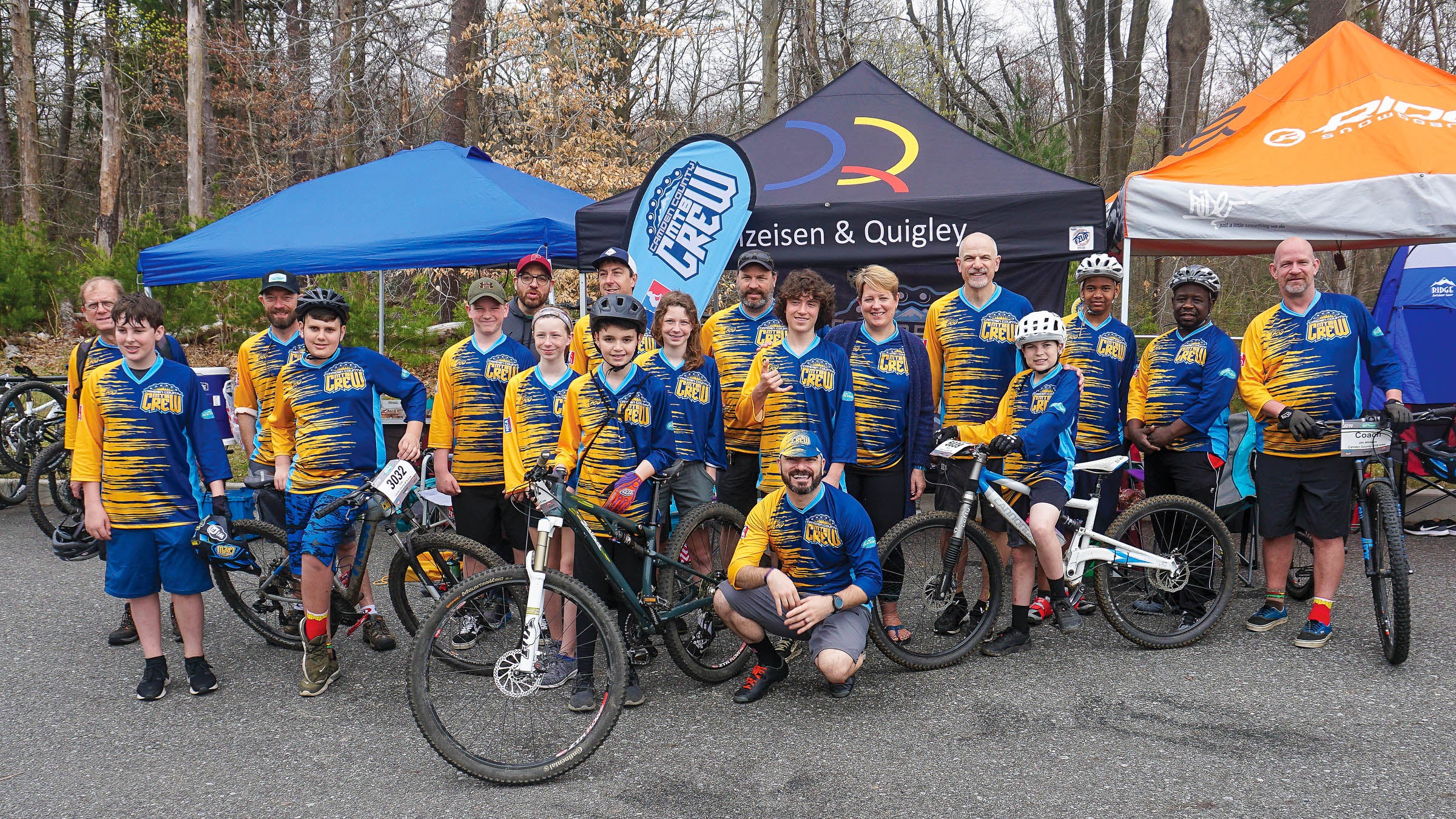 NICA student-athletes on the Camden County Composite Team