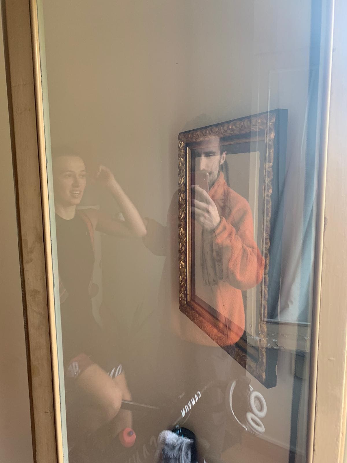 Kasia Niewiadoma and Taylor Phinney at home