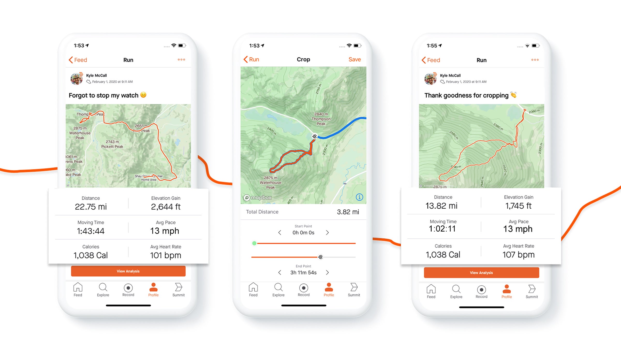 Strava trim activity