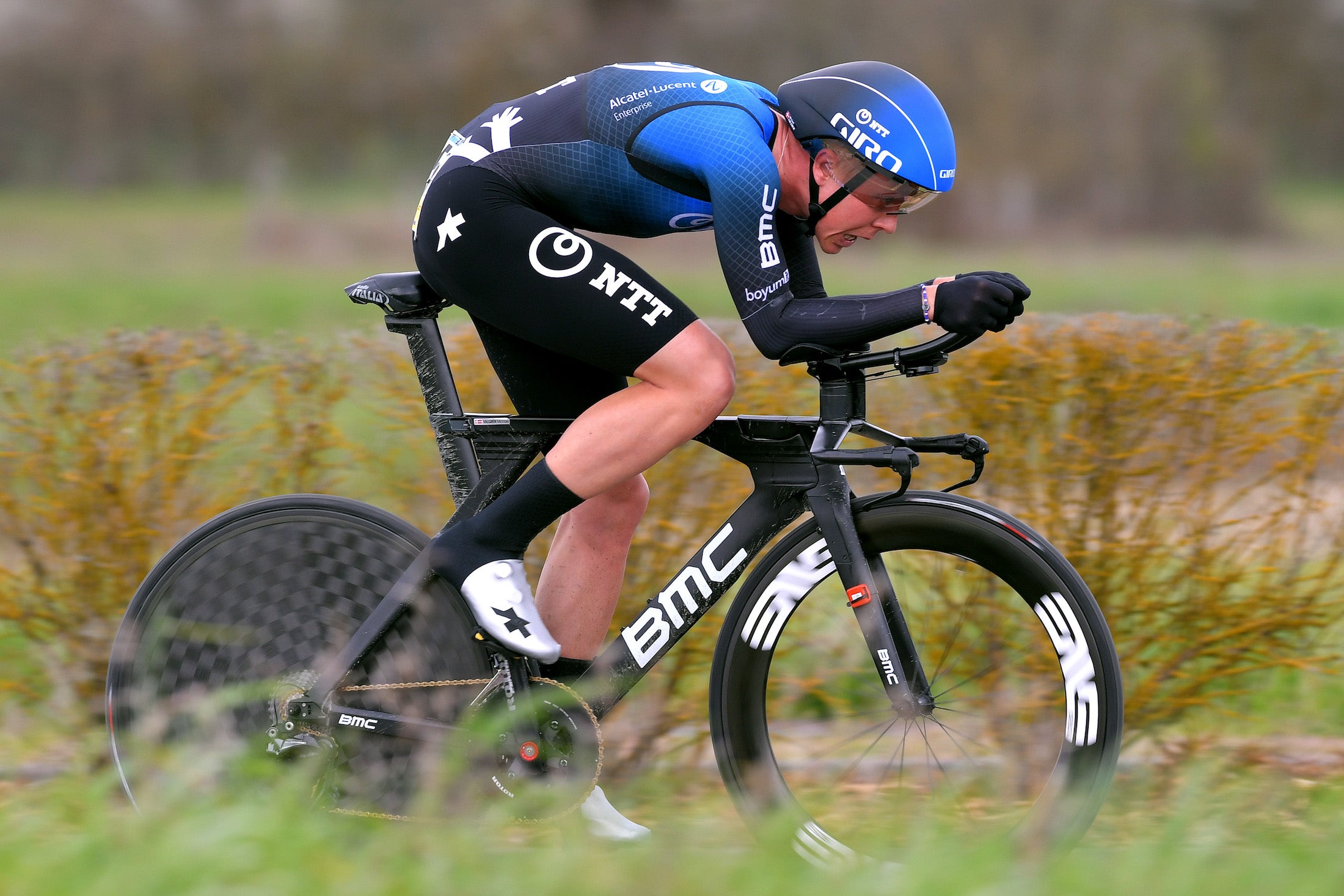 Michael Valgren (NTT Pro Cycling) during stage 4 of the 78th Paris-Nice 2020. Photo: Luc Claessen | Getty Images