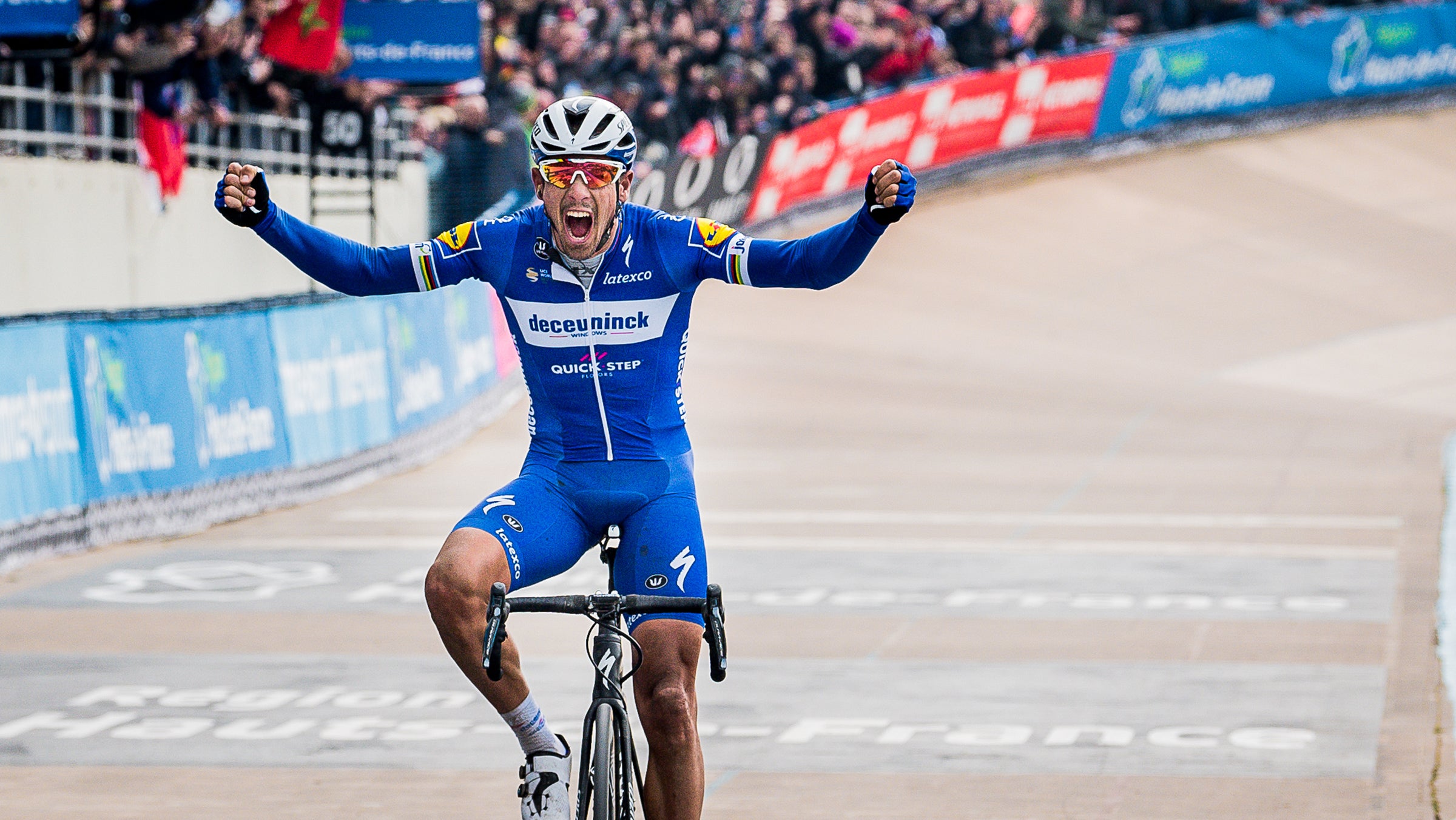 Phillippe Gilbert at the 2019 Paris Roubaix