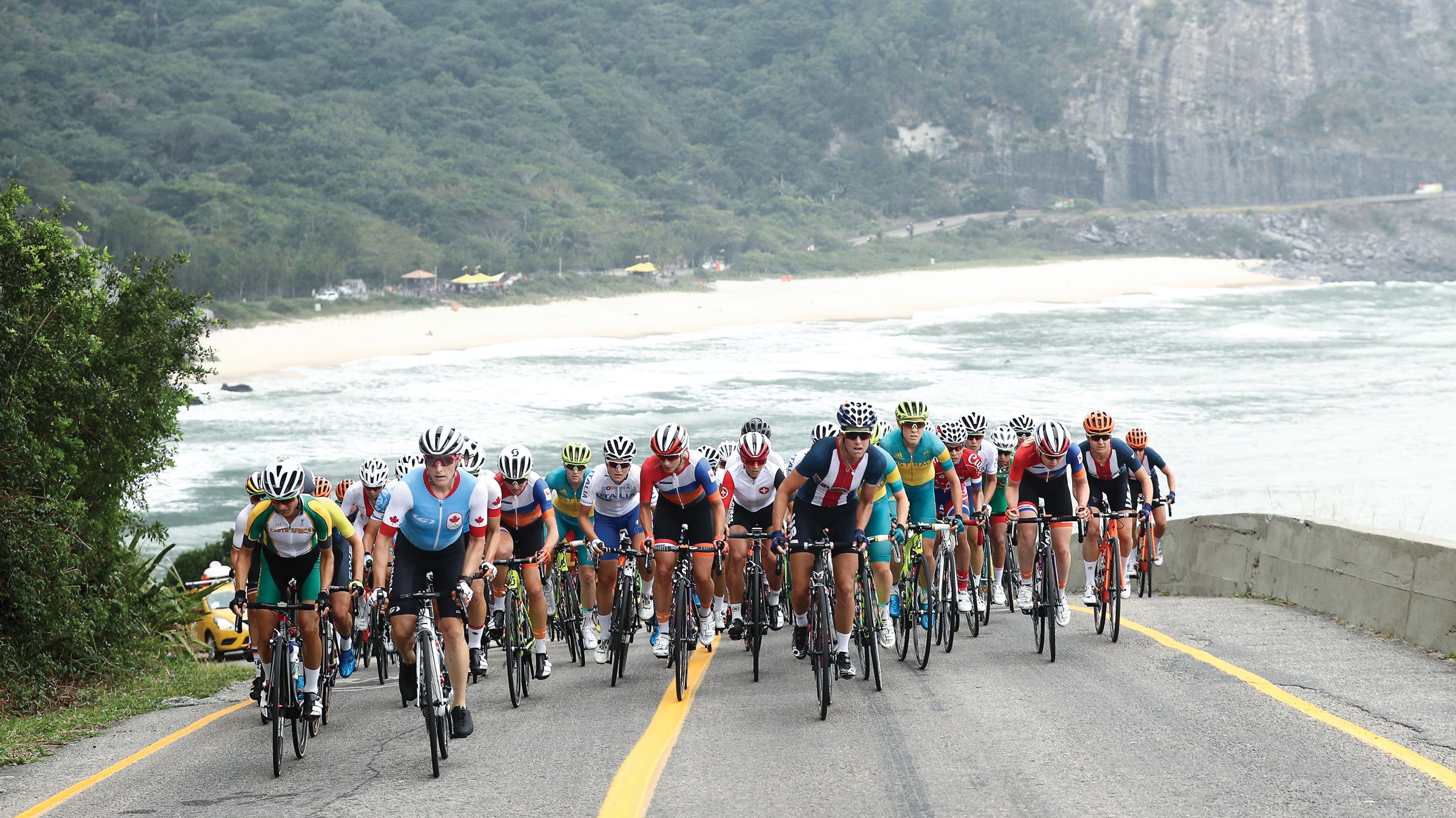 The 2016 Olympic women's road race tackled a challenging circuit.