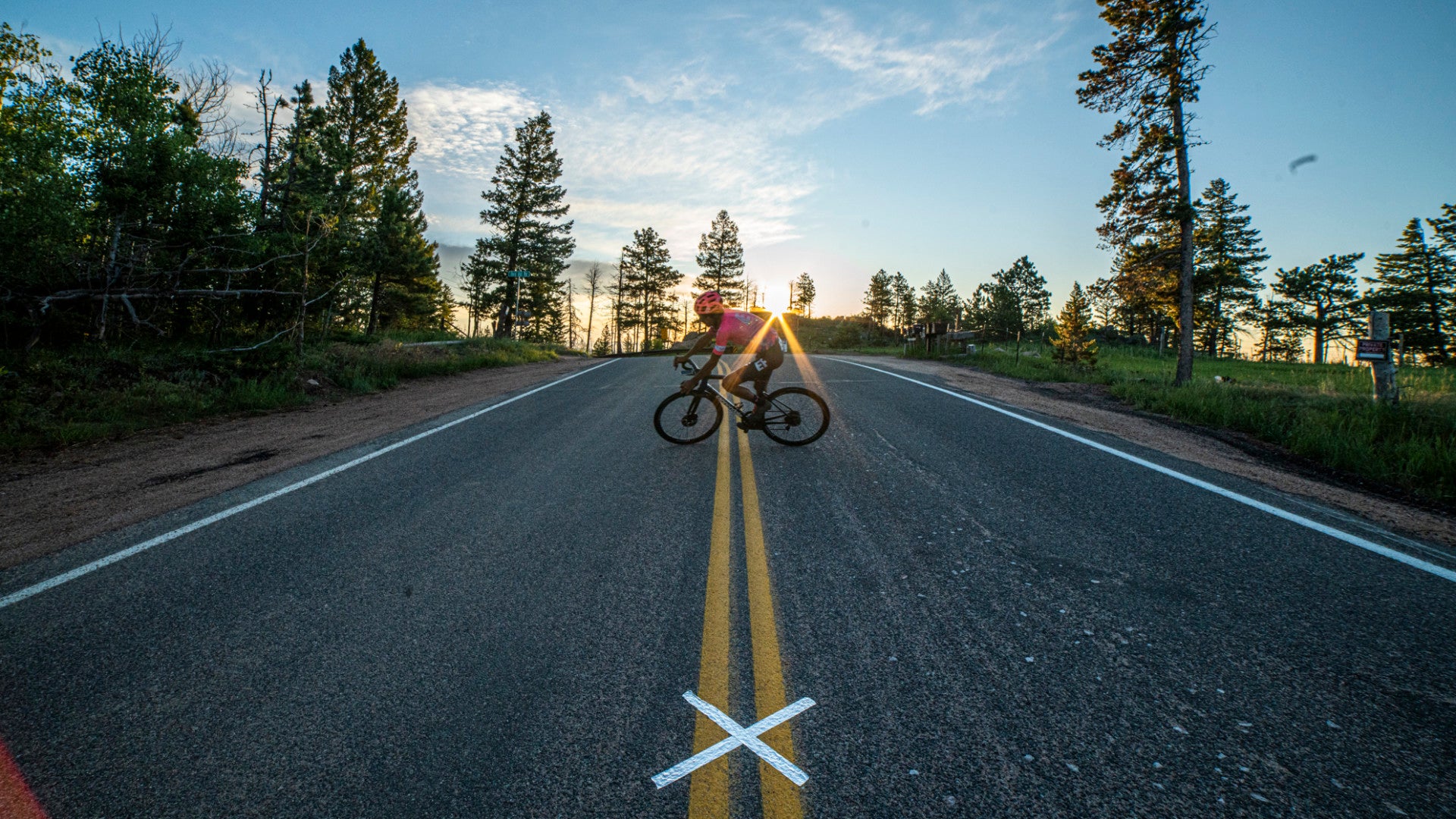 X marks the spot – Morton ensured before the that he was using accurate elevation data. Photo: EF Pro Cycling