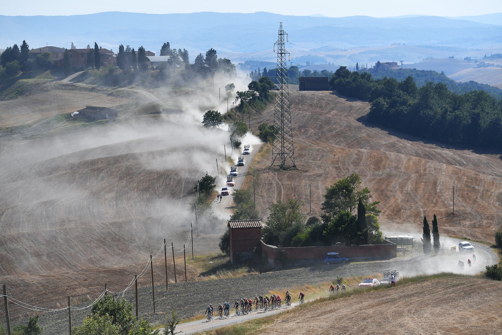 40 degree temperatures and still air added a whole level of spectacle to the race.