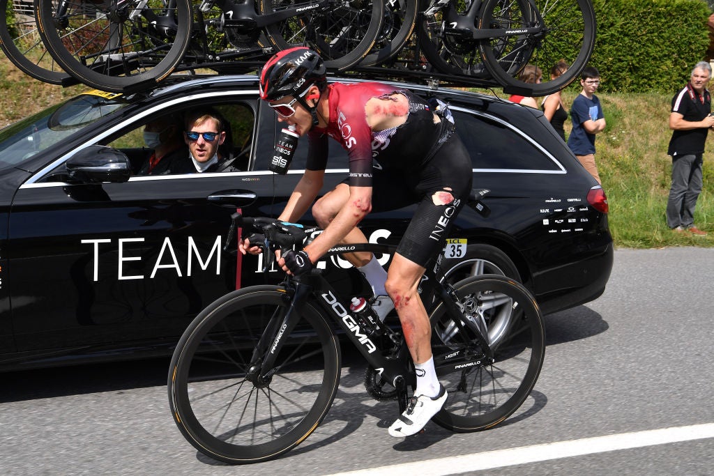 Crashes blew Sivakov's chances at a Tour de France wide open for him.