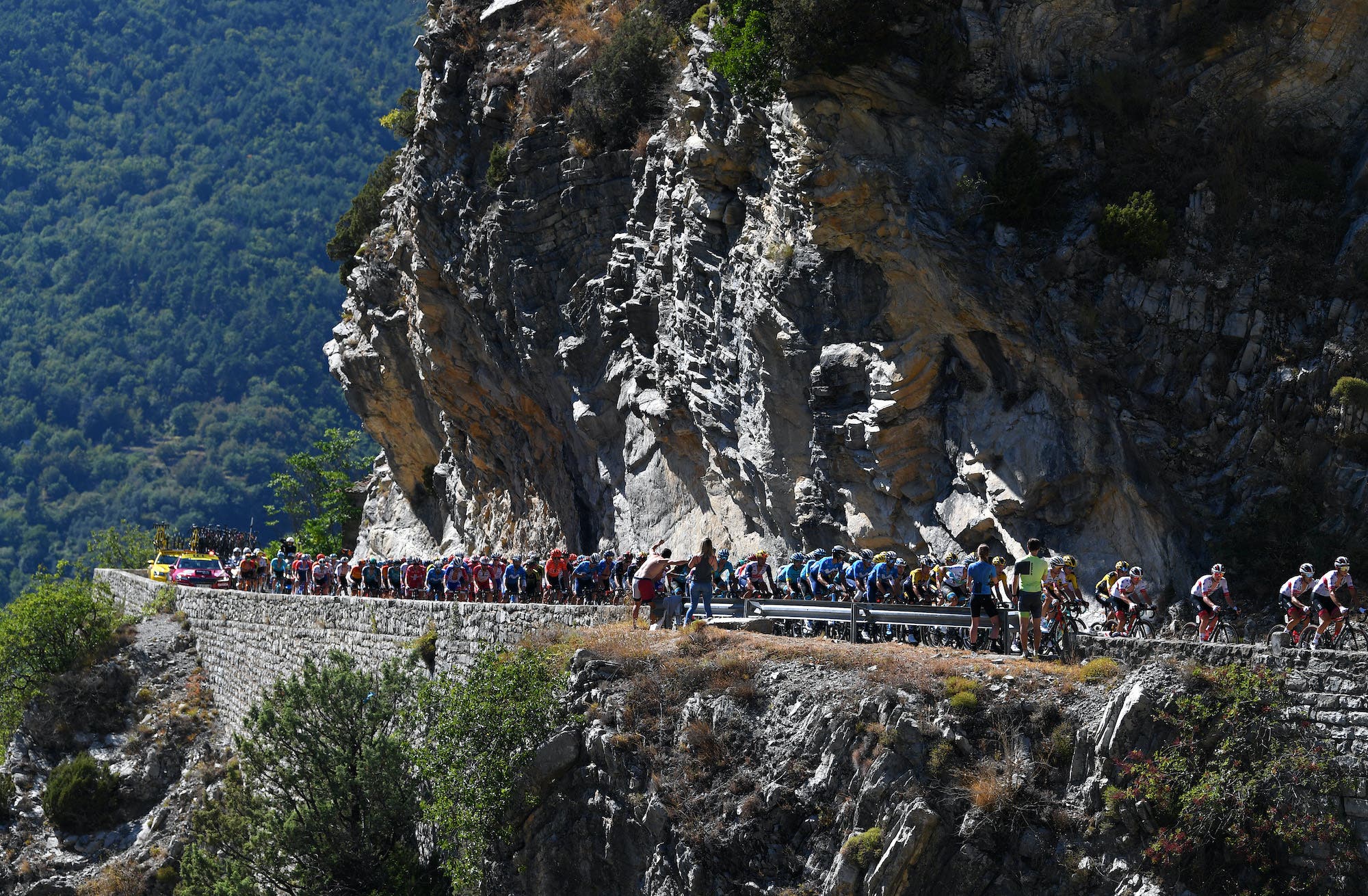 Nearly 4,000m climbing greeted the peloton Sunday. Photo: Tim de Waele/Getty Images