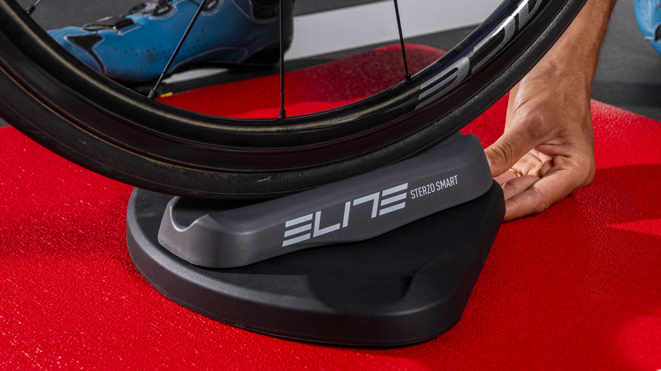 The Elite Sterzo Smart lets you steer inside Zwift.
