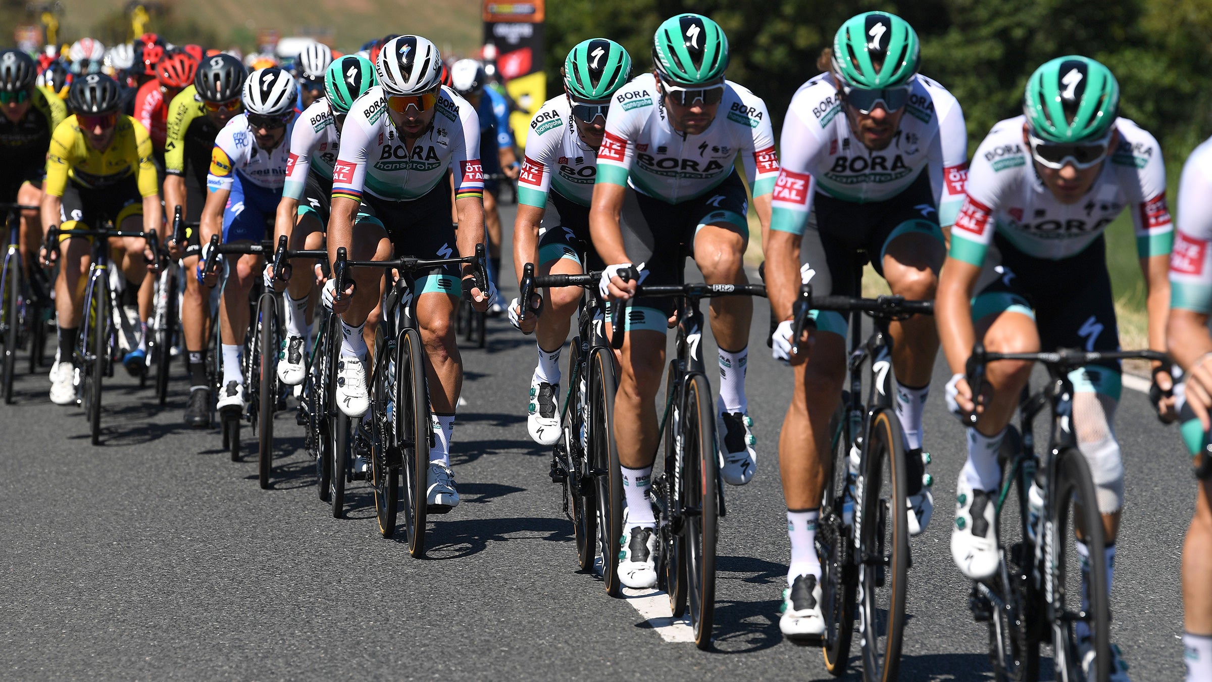 Bora-Hansgrohe, stage 7 of the Tour de France.