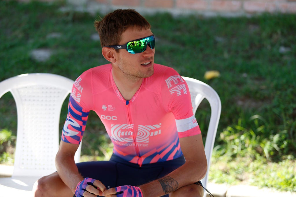 EL ONCE - ALTO VERJÓN, COLOMBIA - FEBRUARY 16: Start / Tejay Van Garderen of The United States and Team EF Pro Cycling / during the 3rd Tour of Colombia 2020, Stage 6 a 182,6km stage from Zipaquirá to El Once - Alto Verjón 3290m / @TourColombiaUCI / #TourColombia2020 / on February 16, 2020 in El Once - Alto Verjón, Colombia. (Photo by Maximiliano Blanco/Getty Images)