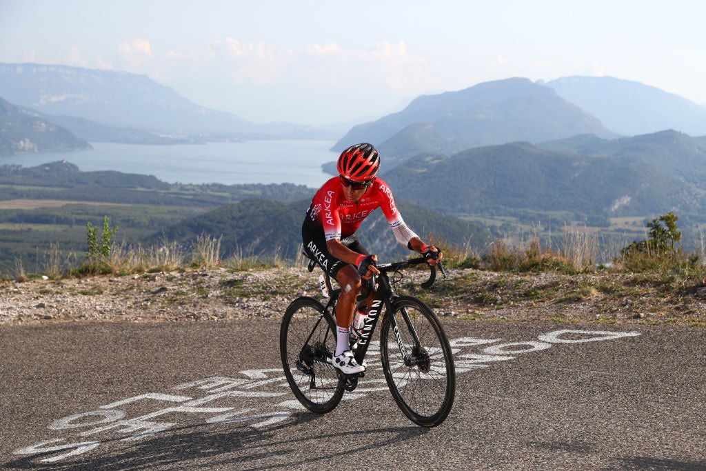 Nairo Quintana on the Grand Colombier.