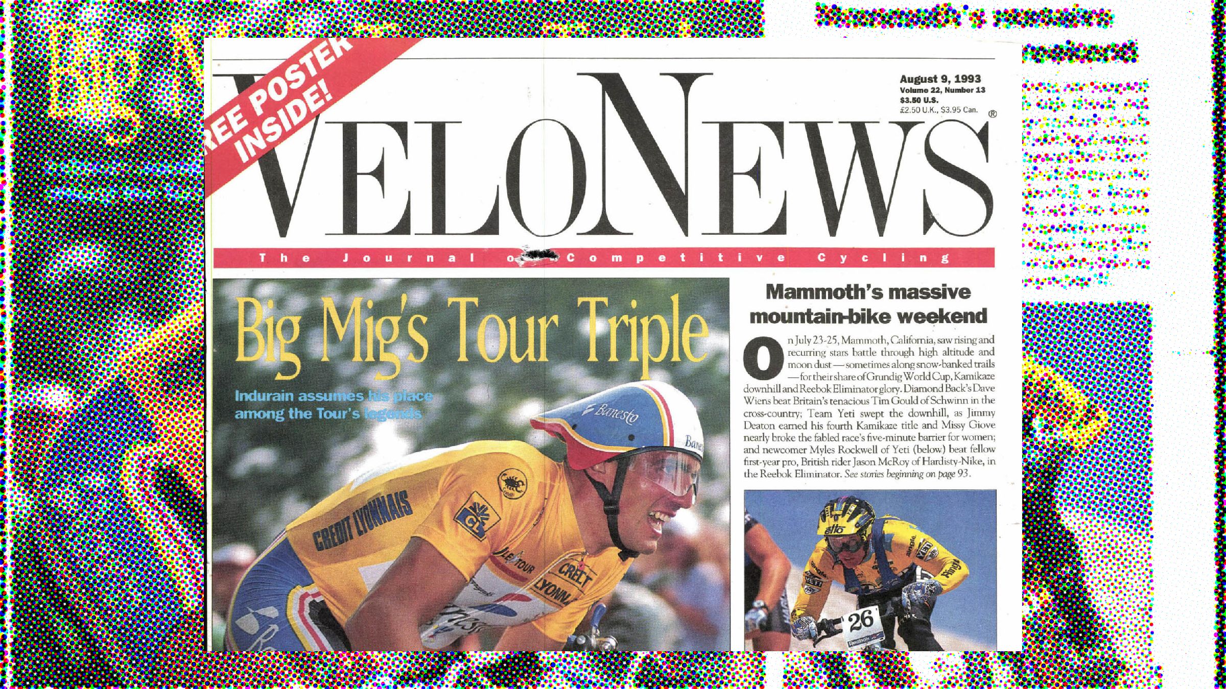 Cover of VeloNews issue from 1993