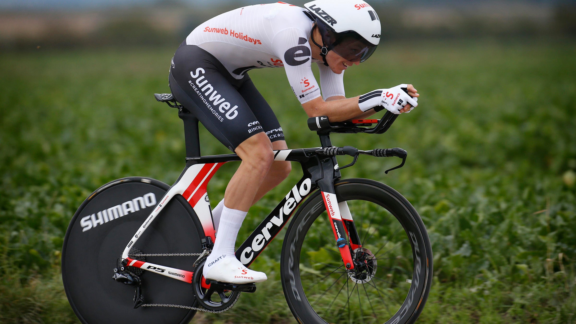 Soren Kragh Andersen of Team Sunweb won stage 4 of the 2020 BinckBank Tour