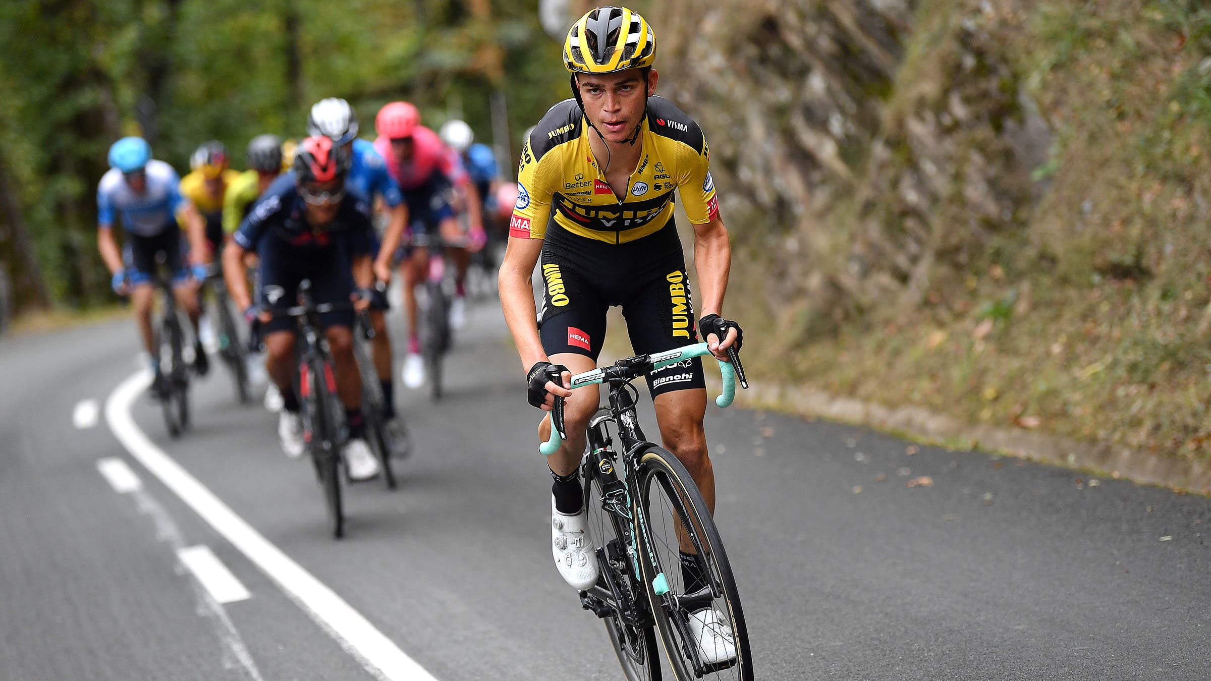 Kuss lost 11 minutes on stage 6 of the 2020 Giro d'Italia