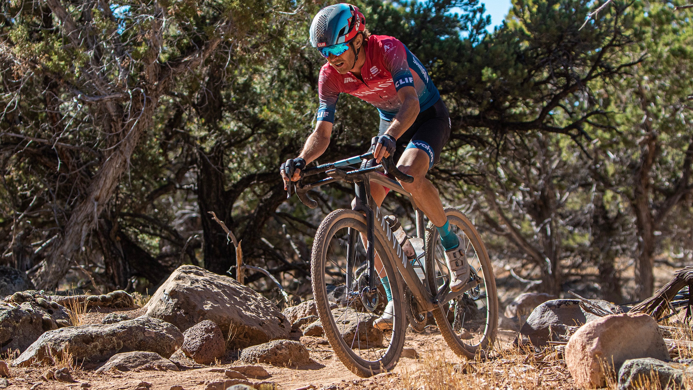 Pete Stetina in the BWR singletrack.