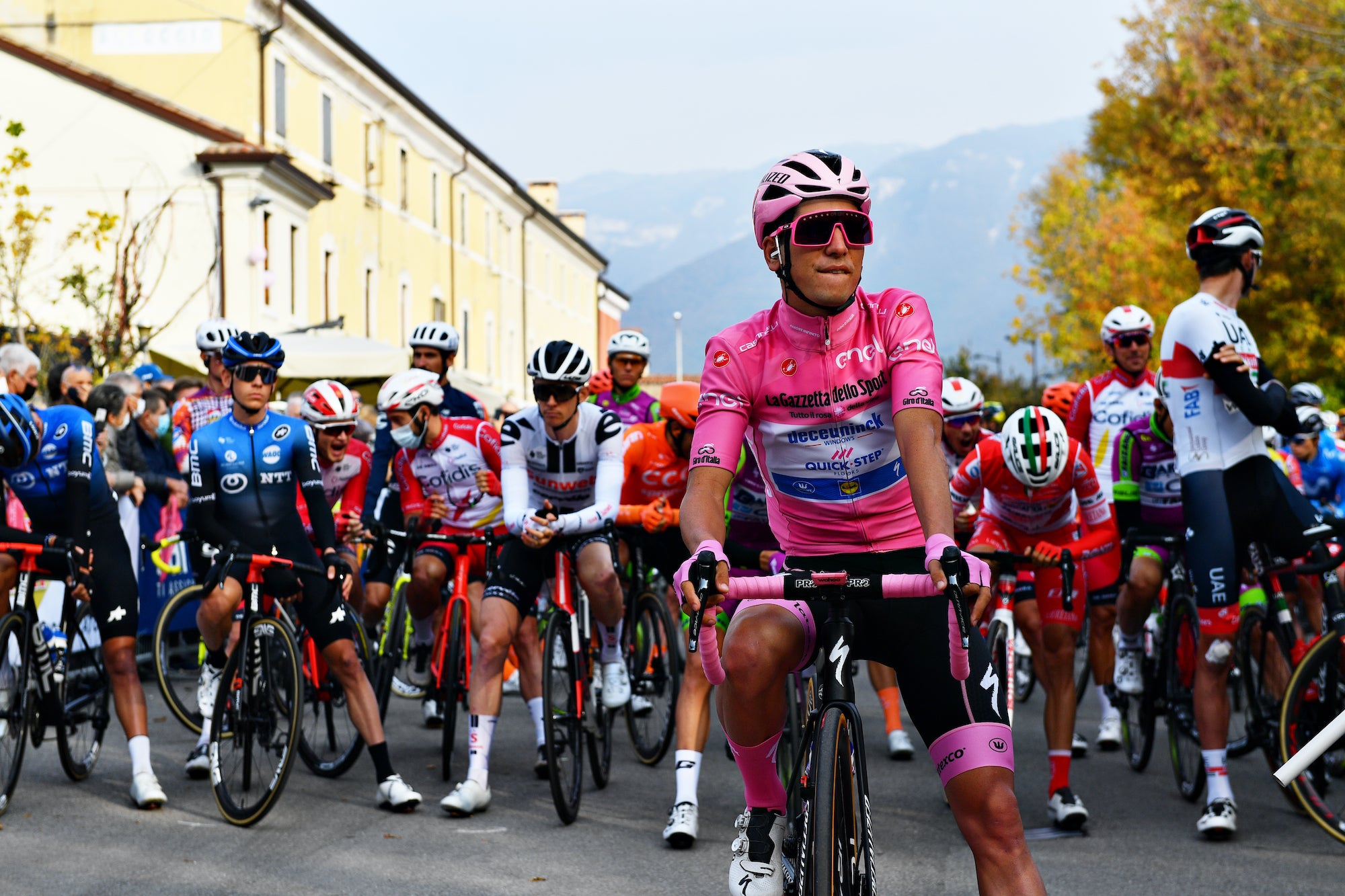 Almeida blazed through his grand tour debut at the 2020 Giro with 15 days in pink.