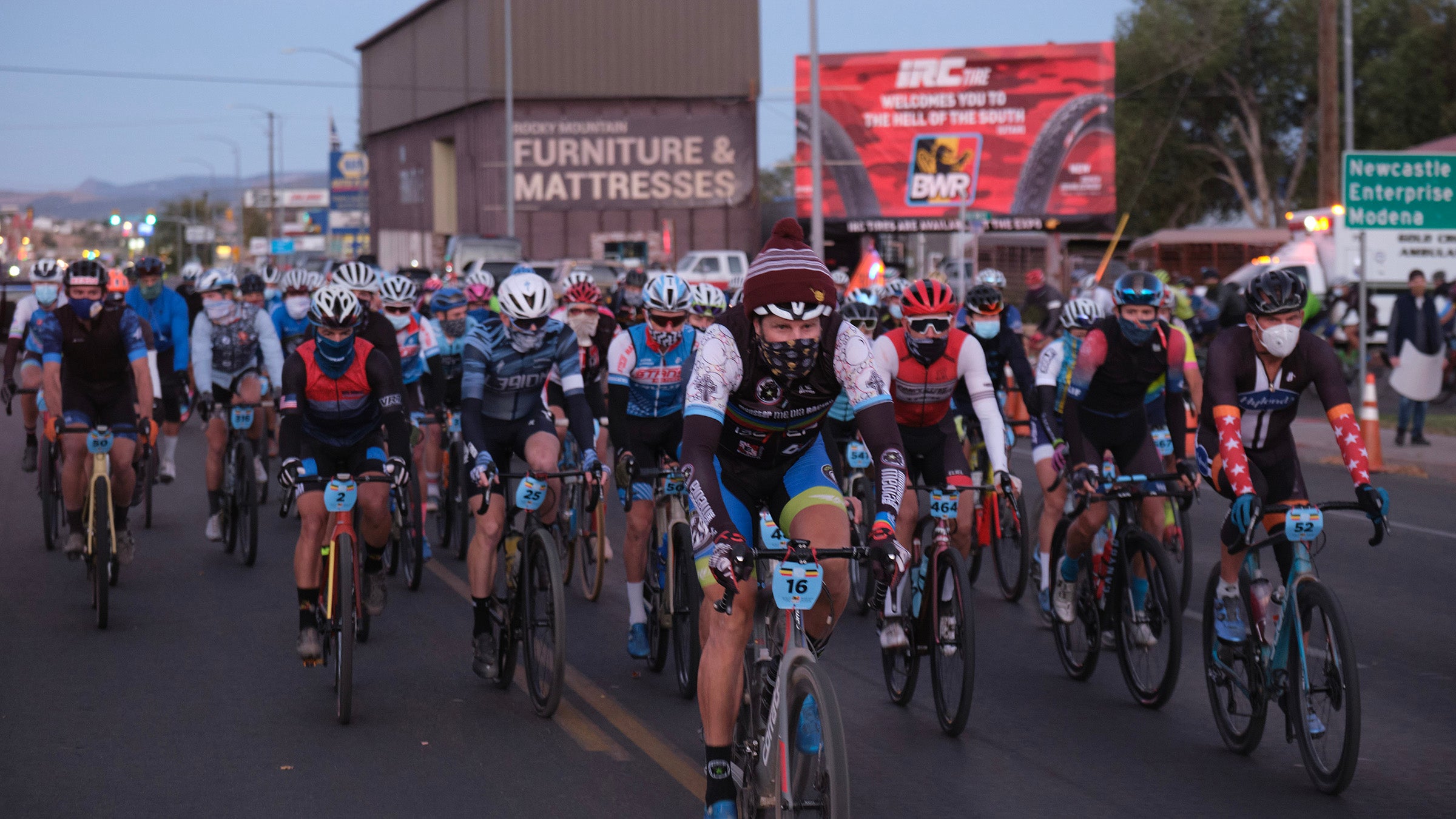 Belgian Waffle Ride Cedar City had a number of COVID-19 protocols in place. 