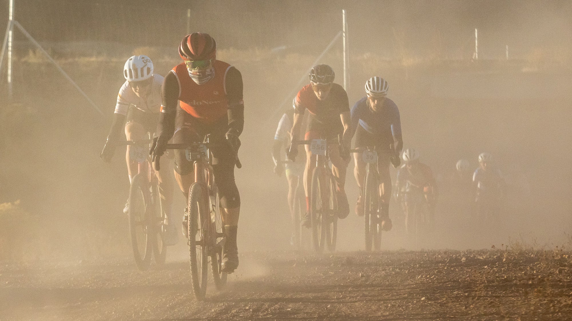 Ben Delaney racing an Allied able at Belgian Waffle Ride Cedar City