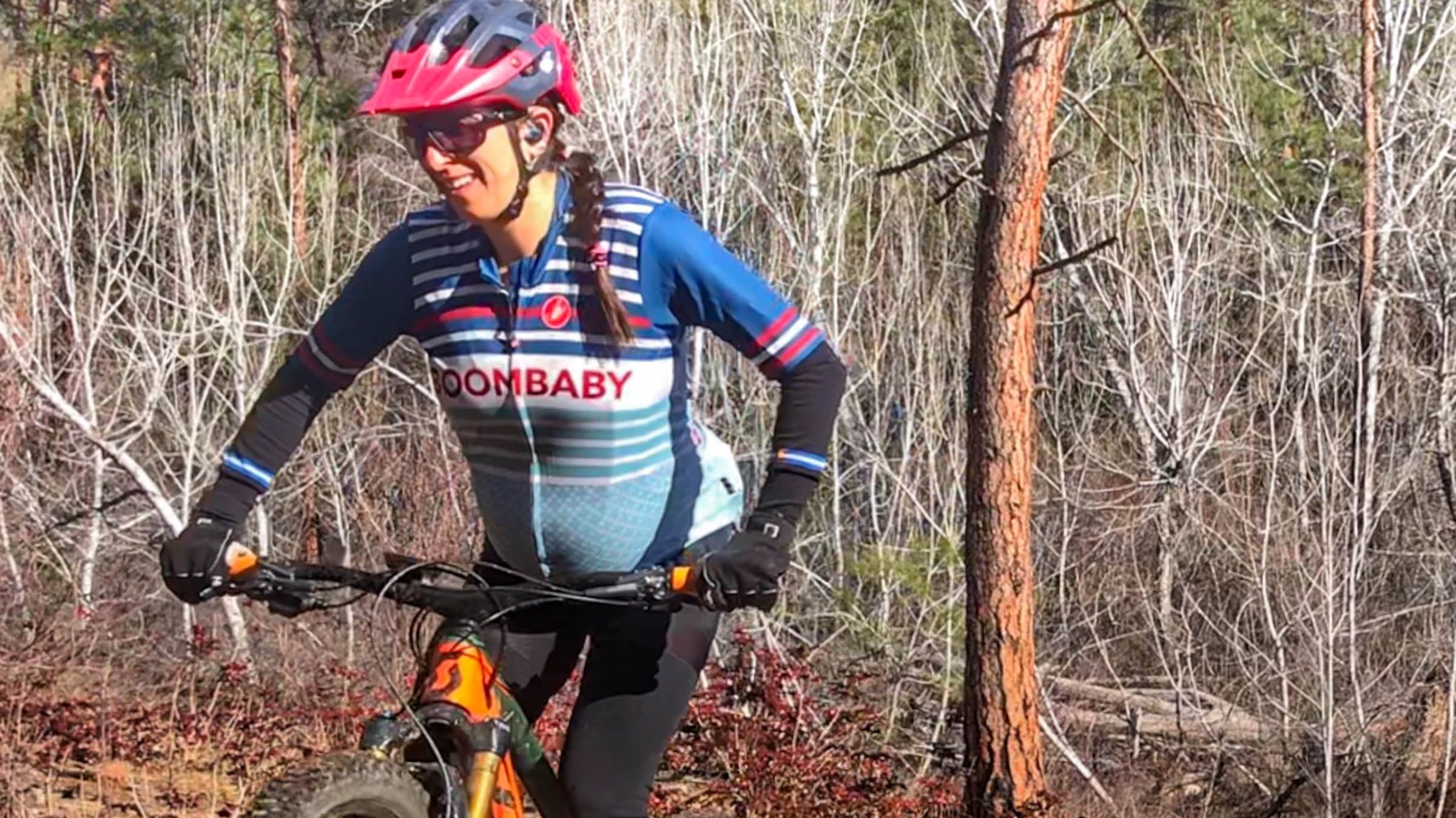 Sonya Looney riding while pregnant