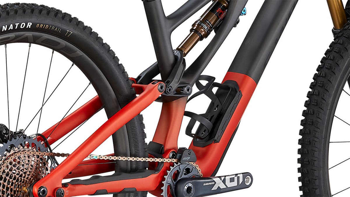 The Specialized S-Works Stumpjumper Evo tunable suspension